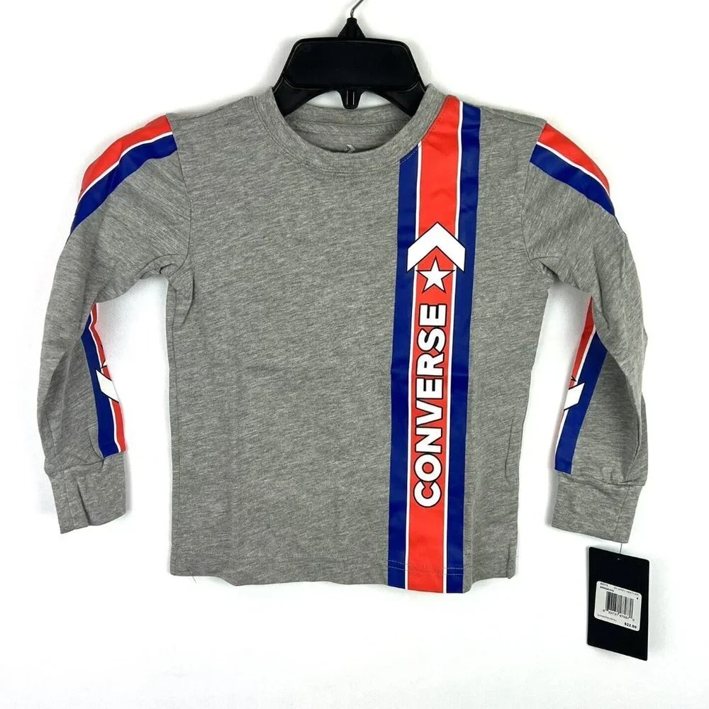 Converse Boy’s Grey Long Sleeve Top Size 4